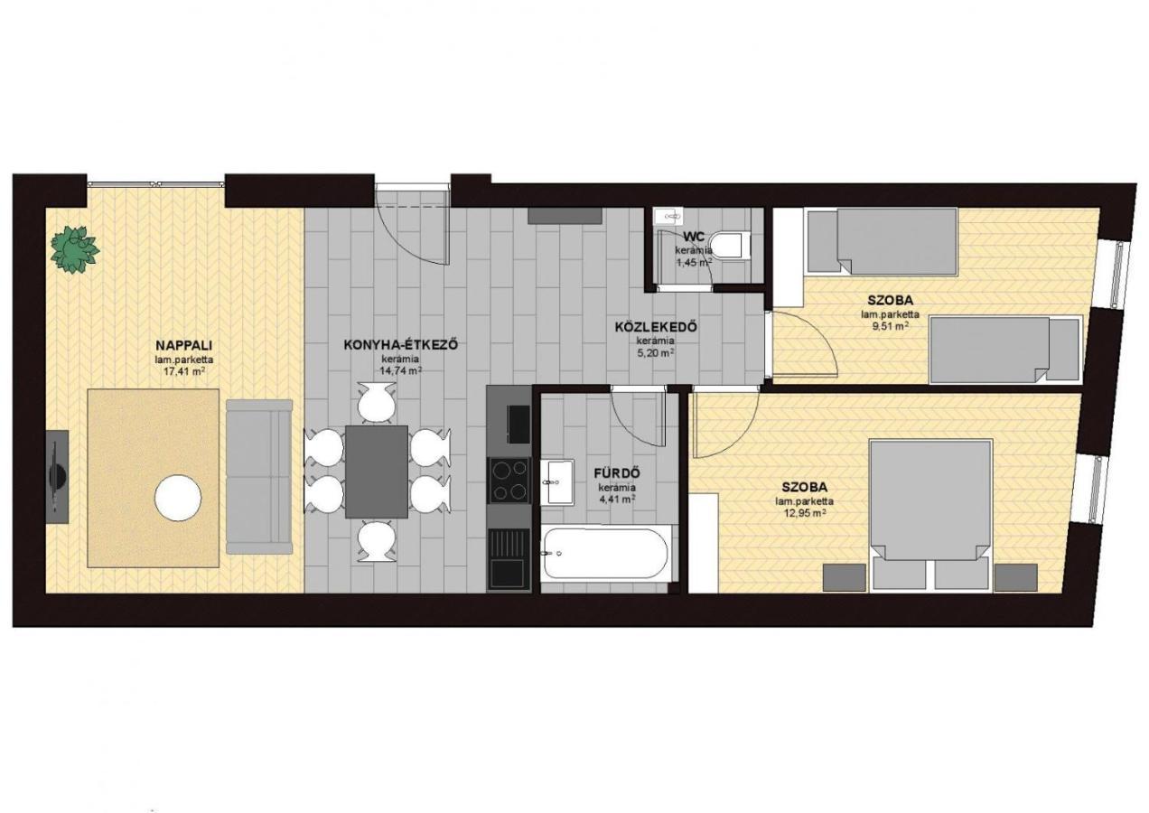 Dotis Apartman Tata Exteriér fotografie