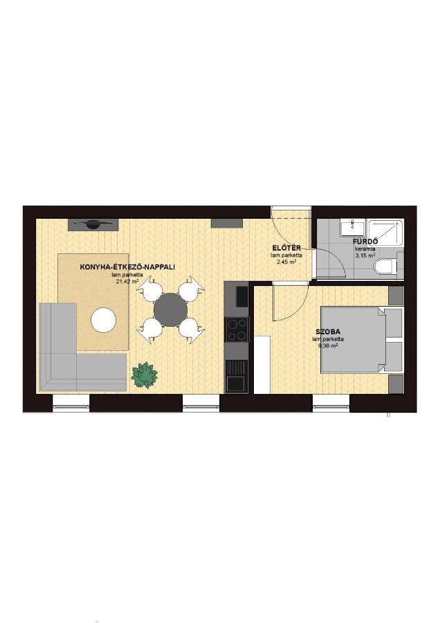 Dotis Apartman Tata Exteriér fotografie